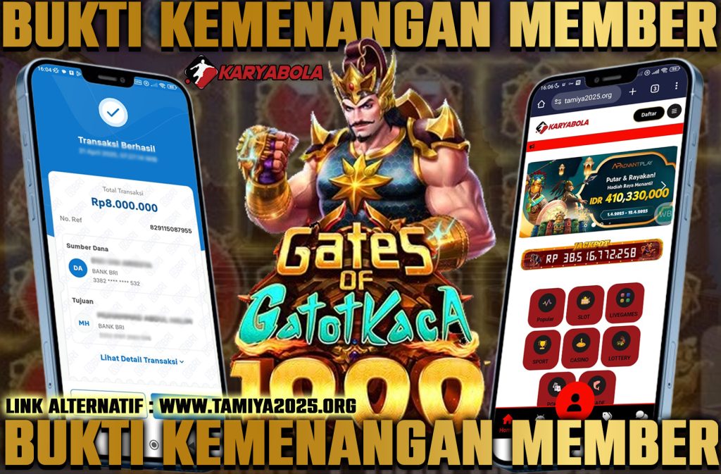 BUKTI KEMENANGAN KARYABOLA 07 MEI 2025