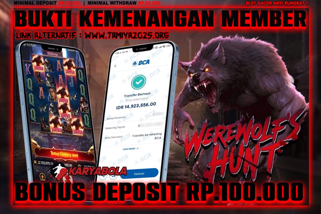 BUKTI KEMENANGAN KARYABOLA 31 MEI 2025