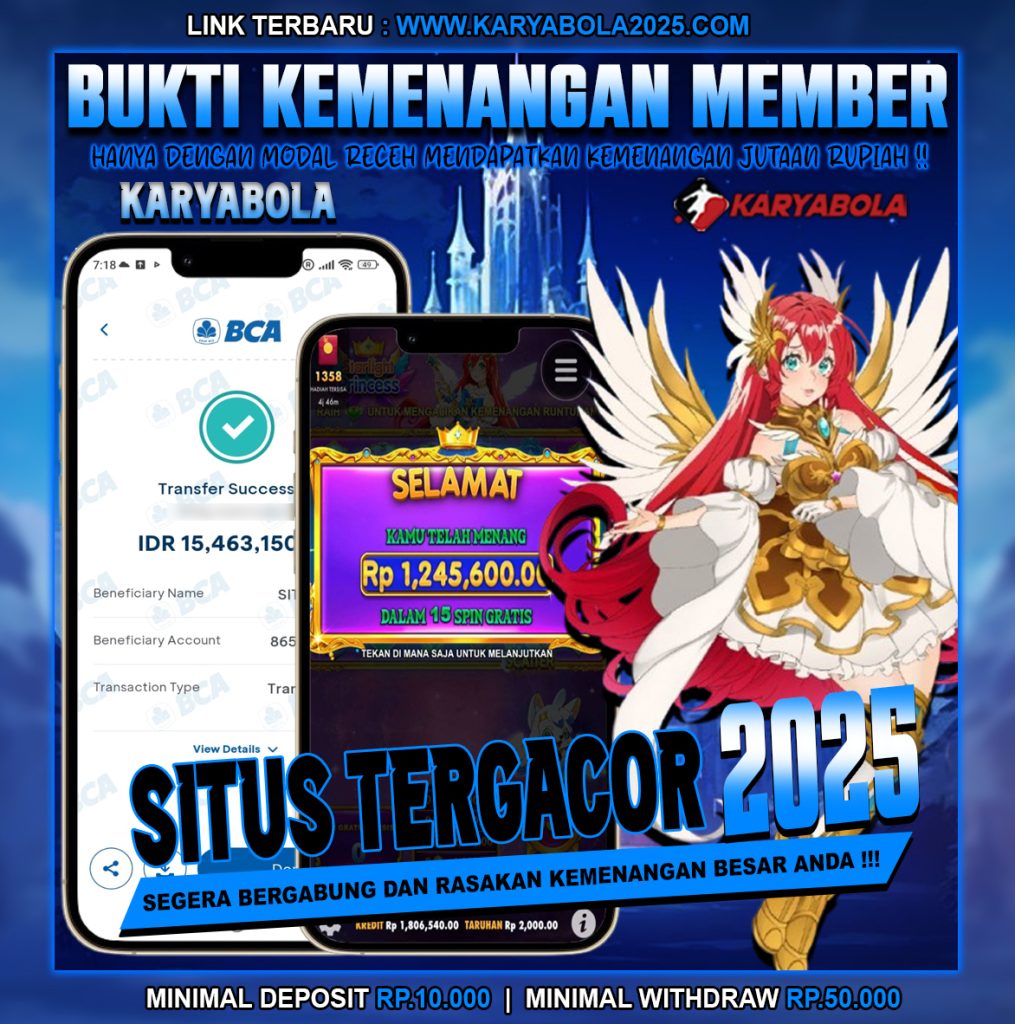 BUKTI KEMENANGAN KARYABOLA 12 JUNI 2025