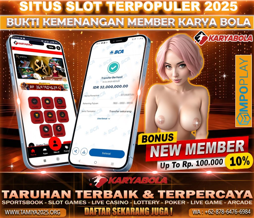 BUKTI KEMENANGAN KARYABOLA 10 JULI 2025